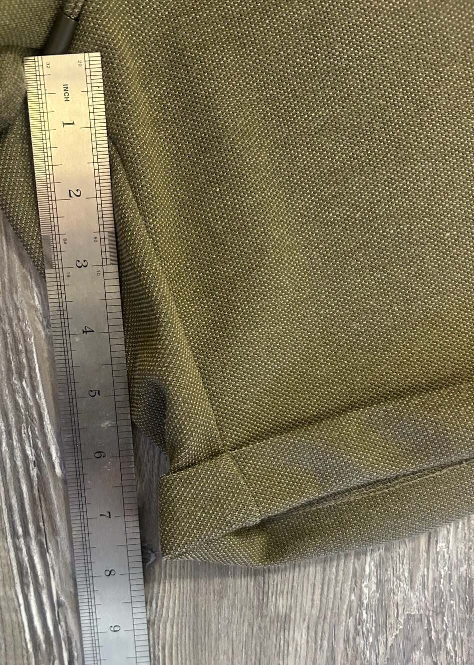 ZARA Men's Olive Green Drawstring Cuffed Shorts Size L - Picture 3 of 6